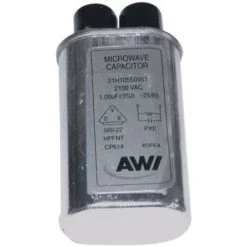 CONDENSATEUR HAUTE TENSION 1.0 ΜF 2100 V POUR MICRO ONDES SAMSUNG - 244100