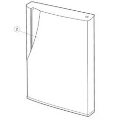 PORTE COMPLETE PARTIE REFRIGERATEUR POUR REFRIGERATEUR SAMSUNG - DA9110304W