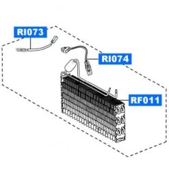 EVAPORATEUR COMPLET POUR REFRIGERATEUR SAMSUNG - DA97-05650B