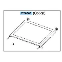 COUVERCLE TOP DESSUS DE LAVE LINGE POUR LAVE LINGE SAMSUNG - DC97-14953B