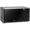 SAMSUNG Micro-ondes Silver - 800W - Plateau 29 Cm - Quick Defrost - Cavité Céramique Email - Noir