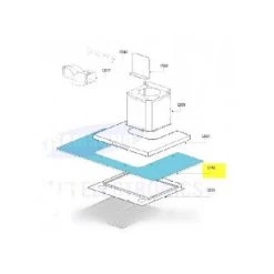 Reflecteur Verre Hotte Pour Hotte SAMSUNG