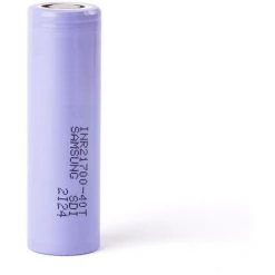 Samsung INR21700-40T Pile Rechargeable Spéciale 21700 à Tête Plate Li-Ion 3.6 V 4000 MAh