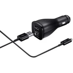 Samsung EP-LN920BBEGWW Chargeur Pour Téléphone Portable Avec Fonction De Rechargement Rapide Micro USB Noir - Noir