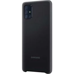 Samsung Silicone Cover Coque Samsung Galaxy A71 Noir - Noir -SAMSUNG Soldes 18054778 3