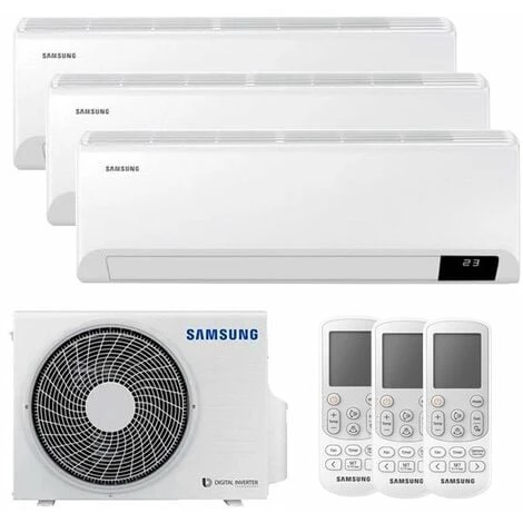 Climatiseur Trial Split Samsung CEBU 9000+9000+9000BTU WIFI Inverter R32 A++ 1 Climatiseur Trial Split Samsung CEBU 9000+9000+9000BTU WIFI Inverter R32 A++
