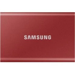 Samsung Portable T7 2 TB Disque Dur Externe SSD USB 3.1 (2è Gén.) Rouge MU-PC2T0R/WW
