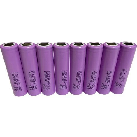 Pile Rechargeable Spéciale 18650 Samsung ICR18650-26J à Tête Plate Li-Ion 3.7 V 2550 MAh 8 Pc(s) 1 Pile Rechargeable Spéciale 18650 Samsung ICR18650-26J à Tête Plate Li-Ion 3.7 V 2550 MAh 8 Pc(s)