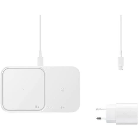 Samsung Chargeur à Induction 2.77 A Wireless Charger Duo EP-P5400T EP-P5400TWEGEU Sorties USB-C® Blanc 4 Samsung Chargeur à Induction 2.77 A Wireless Charger Duo EP-P5400T EP-P5400TWEGEU Sorties USB-C® Blanc – Image 4