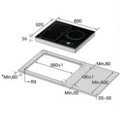 Table De Cuisson Induction 60cm 4 Feux 7200w Noir - Nz64r7757bk - Samsung - Noir -SAMSUNG Soldes 54089107 5