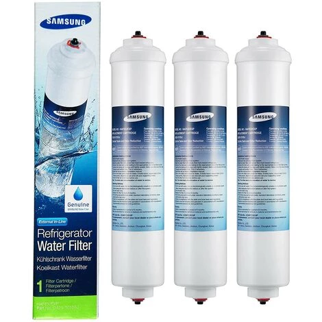 Lot De 3 Filtres à Eaux Originaux Pour Réfrigérateur Américain Samsung 1 Lot De 3 Filtres à Eaux Originaux Pour Réfrigérateur Américain Samsung