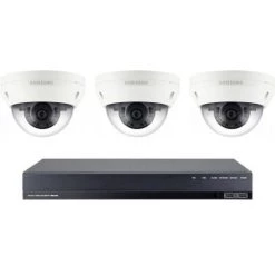 Kit De Vidéosurveillance Samsung DVR SRD494D1TB Et 3 Caméras Dôme CV6023R