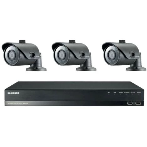 Kit De Vidéosurveillance Samsung NVR NR-472S Et 3 Caméras Dôme IP SNO-L6013RP 1 Kit De Vidéosurveillance Samsung NVR NR-472S Et 3 Caméras Dôme IP SNO-L6013RP