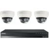 Kit De Vidéosurveillance Samsung NVR NR-472S Et 3 Caméras Dôme IP SND-6084RP