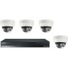 Kit De Vidéosurveillance Samsung NVR NR-472S Et 4 Caméras Dôme IP SND-6084RP