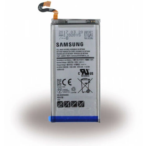 SAMSUNG Samsung EB-BG950ABA - Lithium Ionen Akku - G950F Galaxy S8 - 3000mAh - Rechargable Battery (EB-BG950ABA) 1 SAMSUNG Samsung EB-BG950ABA - Lithium Ionen Akku - G950F Galaxy S8 - 3000mAh - Rechargable Battery (EB-BG950ABA)