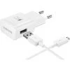 Chargeur Pour Téléphone Portable Samsung EP-TA20EWEUGWW Avec Fonction De Charge Rapide, Micro USB Blanc - Blanc