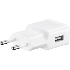 Chargeur Pour Téléphone Portable Samsung EP-TA20EWEUGWW Avec Fonction De Charge Rapide, Micro USB Blanc - Blanc -SAMSUNG Soldes 6183245 4