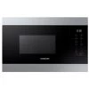 Micro-ondes + Gril Encastrable 22l 850w Inox - Mg22m8274at - Samsung - Noir Et Inox