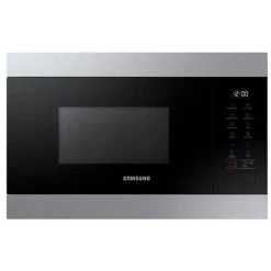 Micro-ondes + Gril Encastrable 22l 850w Inox - Mg22m8274at - Samsung - Noir Et Inox